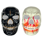 Маска Череп з кликами карнавальна Рухлива щелепа Хеловін (Halloween), асорті 23-187