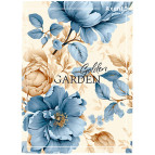 Зошит А4 Axent 96арк Golden Garden кліт. 4782-7-A