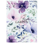Зошит А4 Axent 96арк Purple Garden кліт. 4782-6-A
