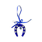 Брелок пластик. Підкова від зглазу 3см №2629