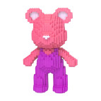 Конструктор 3D Magic Blocks Ведмідь Bearbrick 1100 деталь, кор. 25*25*5см №8138/ZB-140