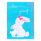 Папка для зошитів B5 картон 1 Вересня на гумці 491834 Bunny