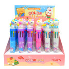 Кулькова ручка з насадкою 10-ти кольорова Єдиноріг мікс SM-10-2