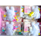 Іграшка антістрес Сквіш Таба Ведмедик білий 1шт №25000 асорті