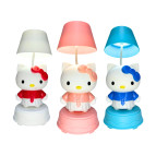Світильник дитячий + нічник з чинкою, Hello Kitty h-23см з наліпками, асорті (заряд. від USB) 278-А