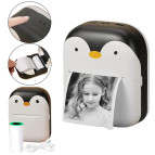 Портативный маленький термо мини принтер Пінгвін М05 Instant Printing