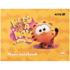 Нотний зошит Kite А5 20арк Garfield GF25-405