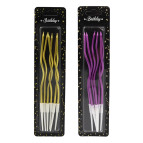 Свічки-набір для торта Josef Otten 6 свічок по 13см Birthday Спіраль X-16/DSCN935*