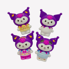 Іграшка Сквіш (антістрес) 4FUN Kuromi 12см, асорті 68756