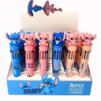 Кулькова ручка з насадкою 10-ти кольорова Стіч мікс 9028-ST