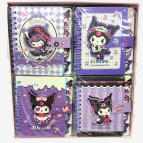 Блокнот на спіралі А6 58арк 4 розд. Лидер Куромі Kuromi, асорті №6409