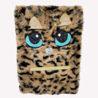 Блокнот Пухнастий Леопард А5 80арк ООПТ Хутро (мех) асорті 5182