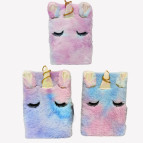 Блокнот Пухнастий Єдиноріг А5 80арк з крильцями ООПТ Хутро (мех) асорті 5164