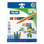 Фломастери 12кол. Milan товсті 631/0612312