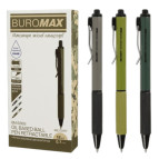 Кулькова ручка Buromax Military BM.8369 автоматична, асорті
