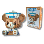 Конструктор 3D Blocks Ведмедик з беретом 472 дет кор. 16*11,5*4,5см М1009
