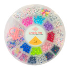 Набір бісеру у пластиковому футлярі Crystal Tec "Коло" 19*19см №59