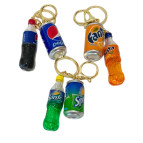 Брелок пластик. Банка - Пляшка 4-6,5см, асорті №ВТ-3236