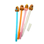 Кулькова ручка з насадкою Капібара Лидер асорті, пише синім №87-C