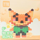 Конструктор 3D Blocks TTK №1019, кор. 10,5*10,5*10,5см, 452 дет К01*