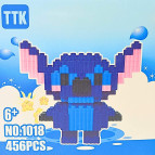 Конструктор 3D Blocks TTK №1018, кор. 10,5*10,5*10,5см, 456 дет К01*