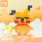Конструктор 3D Blocks TTK №1017, кор. 10,5*10,5*10,5см, 455 дет К01*