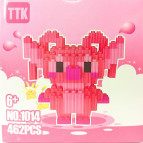 Конструктор 3D Blocks TTK №1014, кор. 10,5*10,5*10,5см, 462 дет К01*