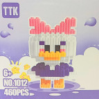 Конструктор 3D Blocks TTK №1012, кор. 10,5*10,5*10,5см, 460 дет К01*
