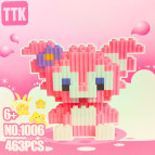 Конструктор 3D Blocks TTK №1006, кор. 10,5*10,5*10,5см, 463 дет К01*