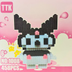 Конструктор 3D Blocks TTK №1008, кор. 10,5*10,5*10,5см, 458 дет К01*