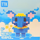Конструктор 3D Blocks TTK №1021, кор. 10,5*10,5*10,5см, 458 дет К01*