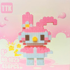 Конструктор 3D Blocks TTK №1025, кор. 10,5*10,5*10,5см, 458 дет К01*