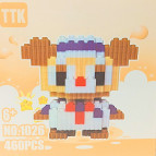 Конструктор 3D Blocks TTK №1026, кор. 10,5*10,5*10,5см, 460 дет К01*
