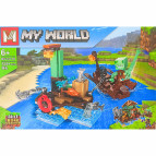 Конструктор My World Mine майнкрафт 4в1 124 елементів К096/MG1311-D