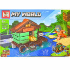 Конструктор My World Mine майнкрафт 4в1 137 елементів К096/MG1311-B