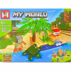 Конструктор My World Mine майнкрафт 4в1 96 елементів К097/MG1333-B