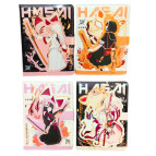 Блокнот В6 (12,4*16,8см) 112арк Flower Mask Samurai з магніт. клапаном, асорті YL-BC-2206