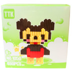 Конструктор 3D Blocks TTK №1050, кор. 10,5*10,5*10,5см, 460 дет К01*
