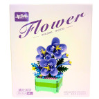 Конструктор 3D Blocks Flower Фіолетові крокуси, кор. 12,8*10,8*6см, 205 дет Z-61610