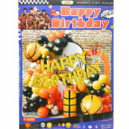 Набір святковий Лидер Happy Birthday Фотозона з повітряними кульками Баскетбол №8206
