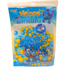 Набір святковий Лидер Happy Birthday Фотозона з повітряними кульками Стіч з плакатом №365