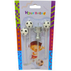 Свічки-набір для торта Party Candles 4 свічки Футбол 2503