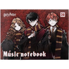 Нотний зошит Kite А5 20арк Harry Potter HP25-405