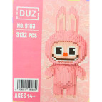 Конструктор 3D Magic Blocks Duz №9183 3132 деталей, кор. 34*24,7*5см Labubu Лабубу