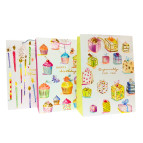 Пакет подарунковий паперовий 30*40*12см ООПТ з фольгою Happy birthday 3923-L