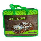 Папка-портфель А4 Kidis пластик на блискавці FC 13214 Supercar