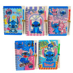 Блокнот на спіралі А6 30арк Стіч з ручкою, асорті DB-816