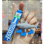 Брелок гумовий Italian Brainrot Акула Тралалело Тралала 6см зі стрічкою STRIVE 2522