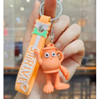 Брелок гумовий Italian Brainrot  Капучіно Асасіно 6см зі стрічкою STRIVE 2525