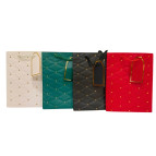 Пакет подарунковий паперовий 26*32*10см Ромб з крапкою 552022-ромб+т/204-3-M